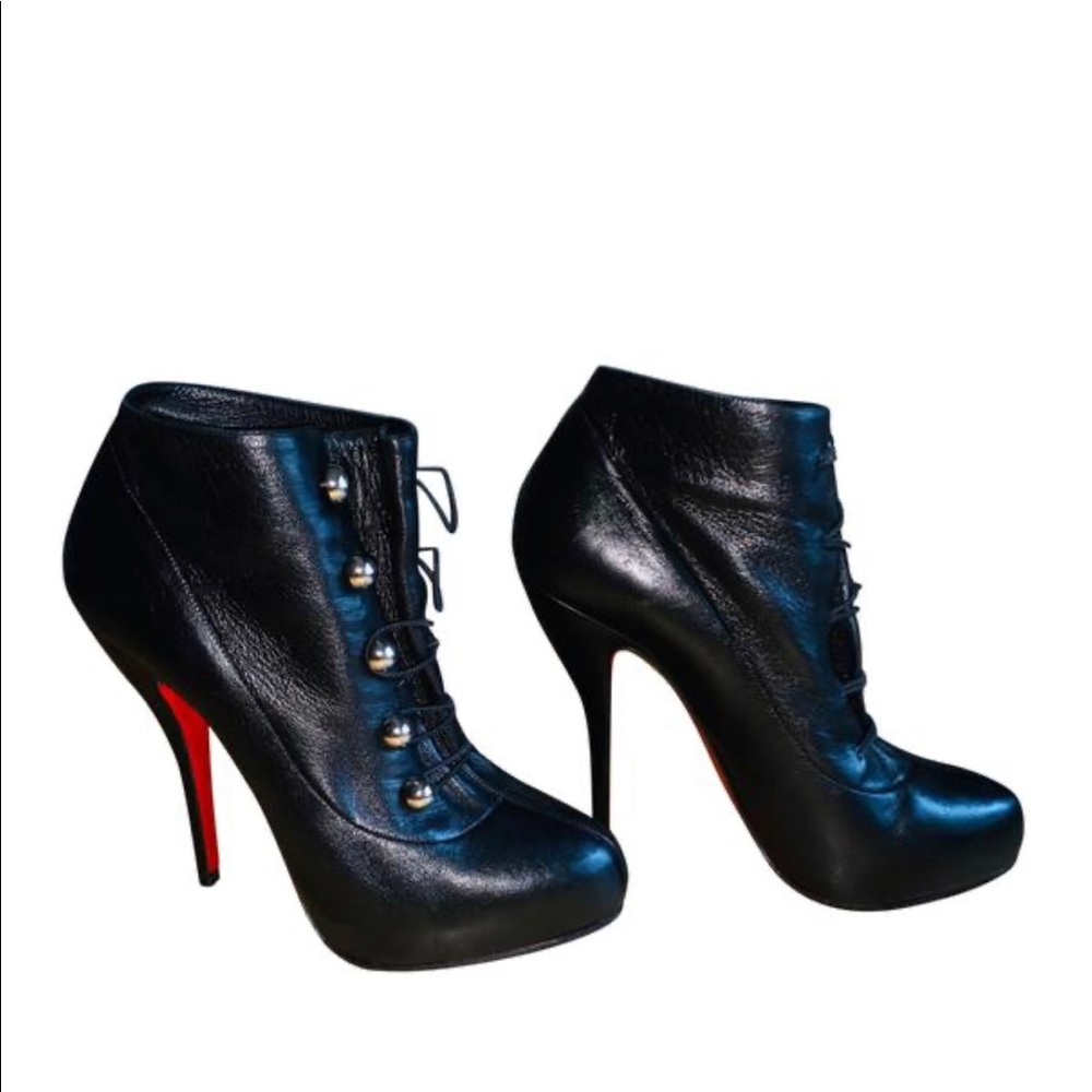 Christian Louboutin Black Fifre Boots/Booties